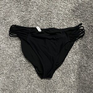 Black Women’s Strappy Bikini Bottom